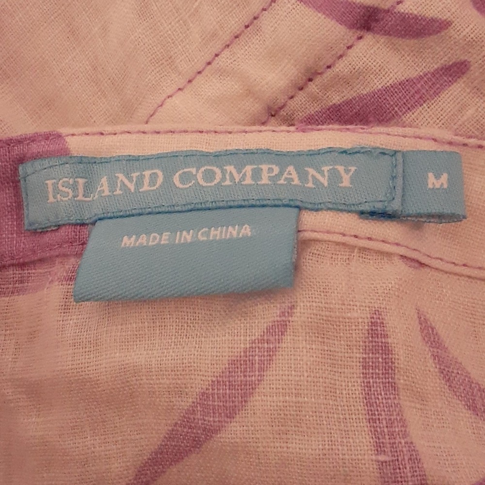 ISLAND COMPANY medium cover up, 100% linen, $249 - Picture 4 of 6
